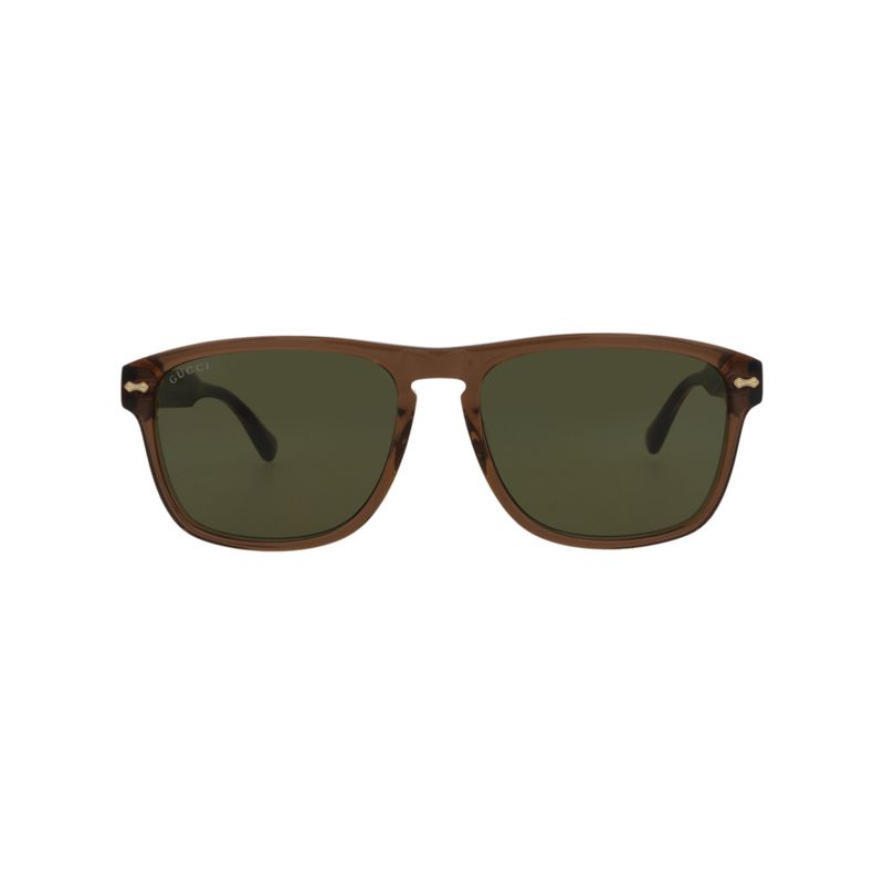 Gucci Square-Frame Acetate Sunglasses Brown Mens